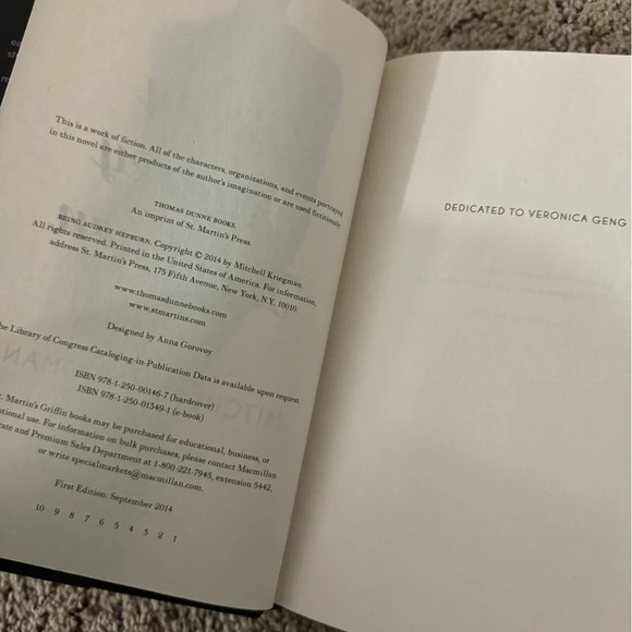 Being Audrey Hepburn by Mitchell Kriegman hardback book - Picture 4 of 5